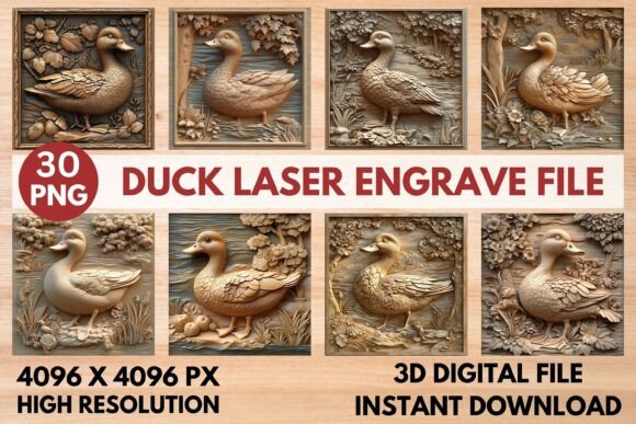Duck Laser Engrave File: A Comprehensive Guide to High-Resolution Digital Art for Laser Projects