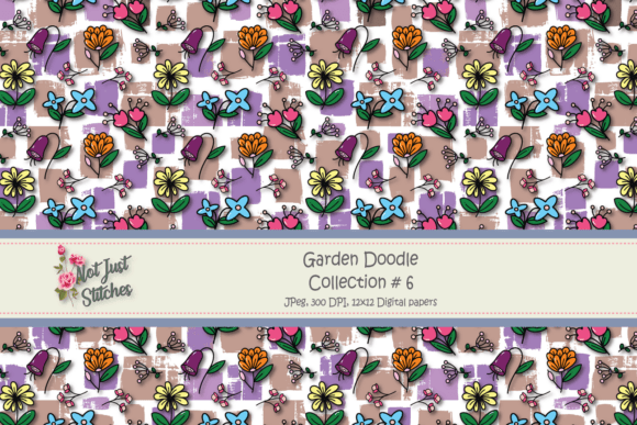 Garden Doodles Collection 6: A Creative Resource for Digital Garden Imagery