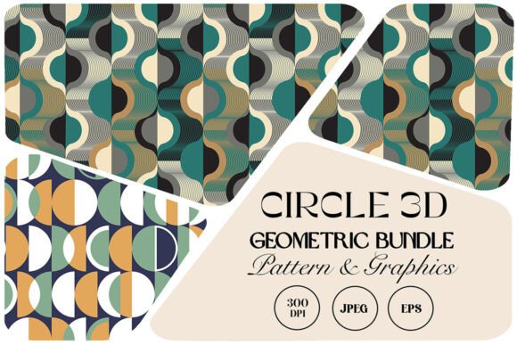 Geometric Abstract Seamless Pattern for Professional Print Projects