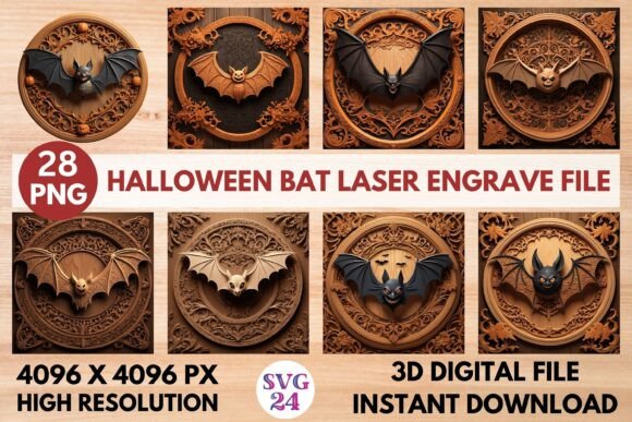 Halloween Bat Laser Engrave File: Strategic Applications for Premium Craft and Branding