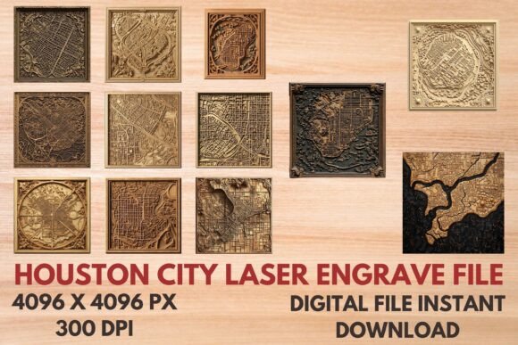 Houston City Laser Engrave File: A High-Quality Resource for Creative Projects