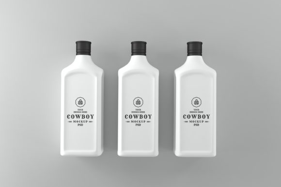 How to Use the Cowboy Three Bottle Mockup for Effective Branding and Product Presentation