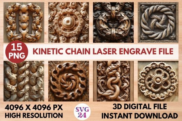 Kinetic Chain Laser Engrave File: Elevate Your Projects with Precision