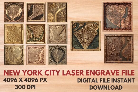 New York City Laser Engrave File: Strategic Use for Creative and Commercial Projects