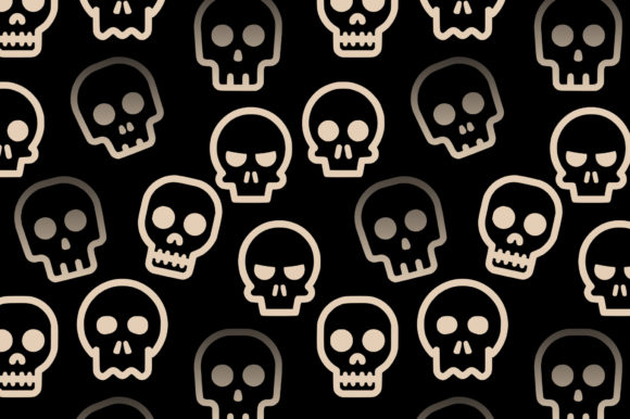 Simple Skulls Seamless Pattern Repeating: A Versatile Design Tool for Creative Projects