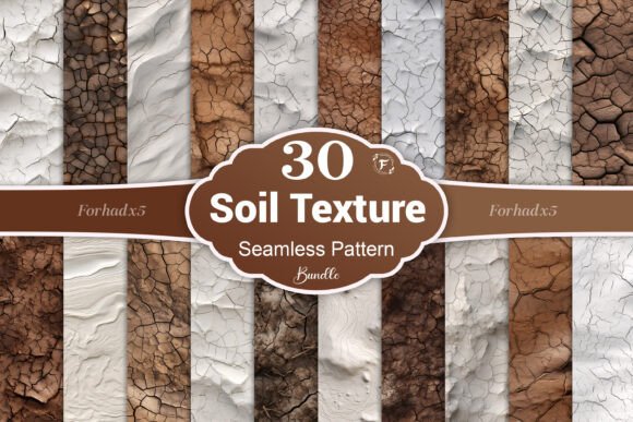 Soil Texture Seamless Pattern