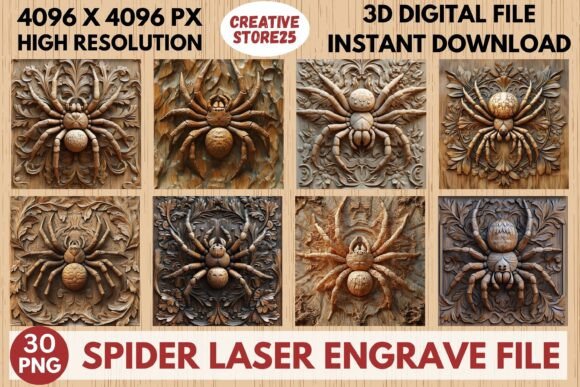 Spider Laser Engrave File: Elevating Your Creative Projects with Precision