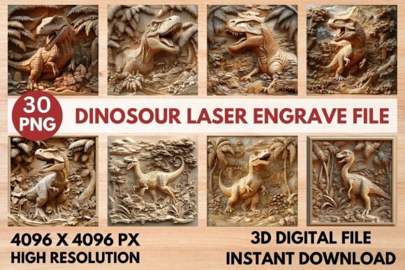 Transforming Digital Art into Tangible Masterpieces with Dinosaur Laser Engrave Files