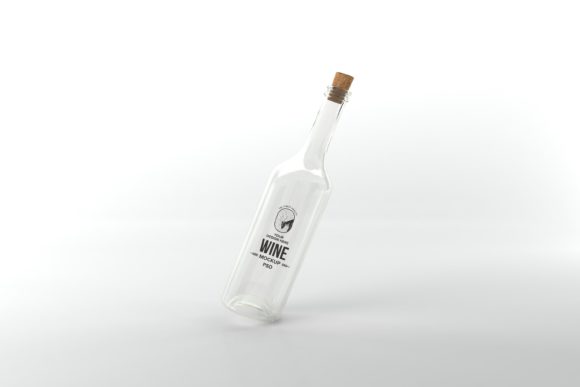 Wine Glass Bottle Mockup: A Strategic Tool for Elevating Brand Presentation